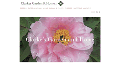 Desktop Screenshot of clarkesgarden.com