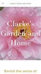 Mobile Screenshot of clarkesgarden.com